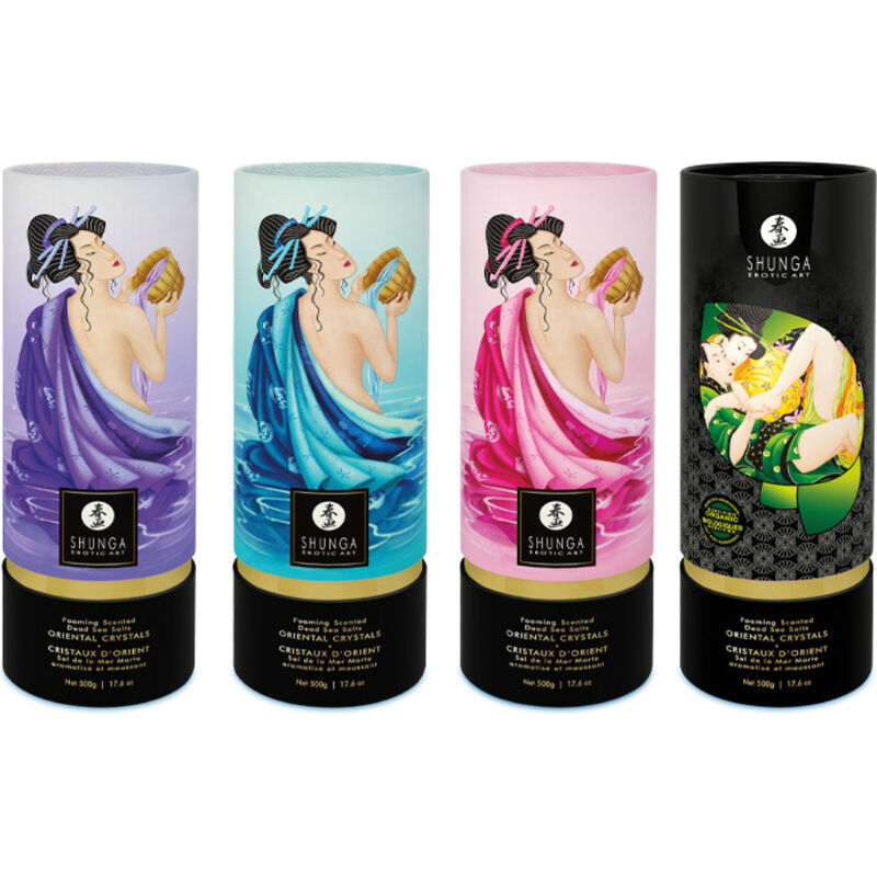 Embalagem de SHUNGA Sais de Banho Flor de Lótus com Sal do Mar Morto