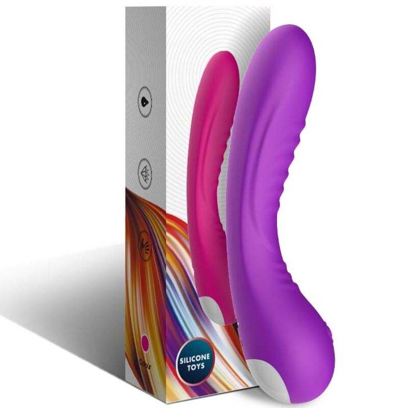 Vibrador Armony Legend Silicone Roxo, flexível para estimulação do Ponto G e clitóris
