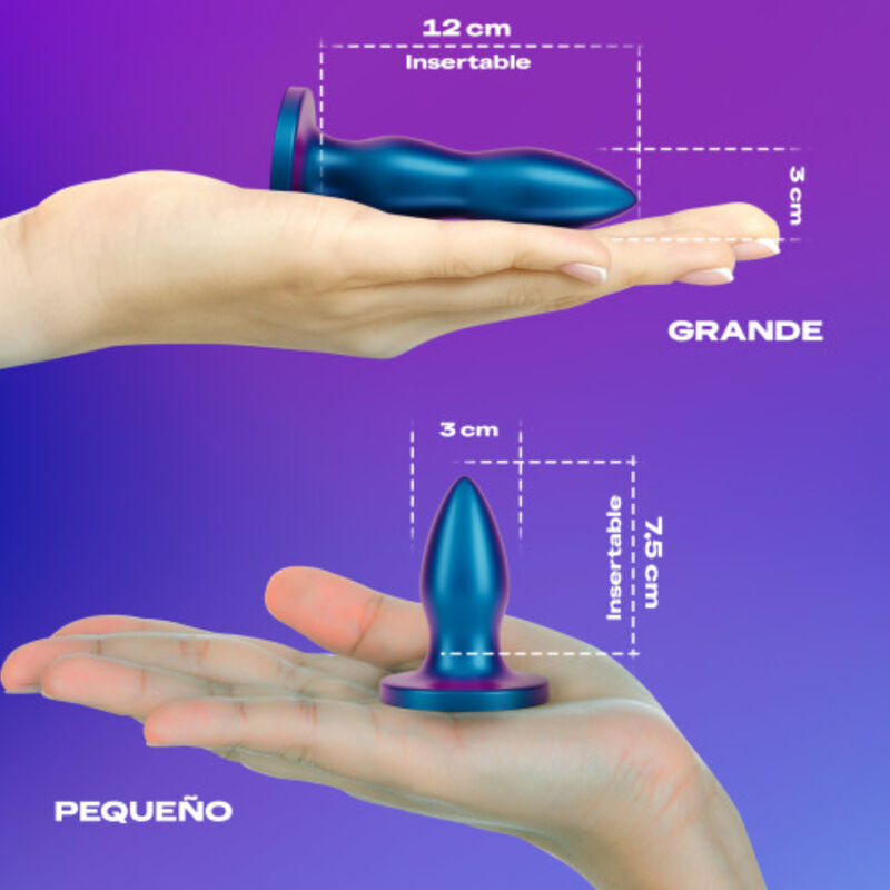 Close-up do Conjunto de Plug Anal DUREX Deep & Deeper, mostrando os dois tamanhos e a textura do silicone.