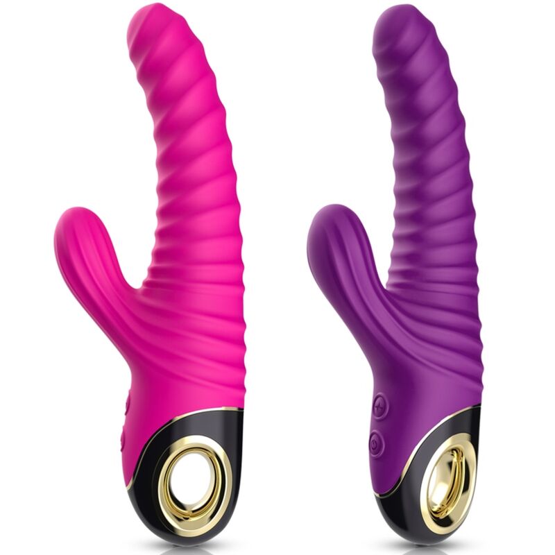 Close-up of the ARMONY Eternity Silicone Roxo Vibrator, highlighting its smooth texture, ergonomic design, and vibrant purple color.