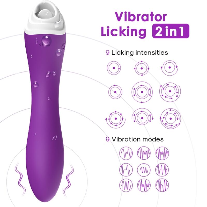 Vibrador Clitoriano e de Sucção ARMONY Fairyland roxo, mostrando seu design ergonómico e ponta de estimulação.