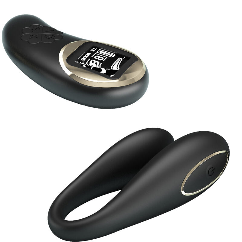 Imagem do Vibrador PRETTY LOVE Nathan com Controle Remoto, mostrando seu design ergonómico e material de silicone.