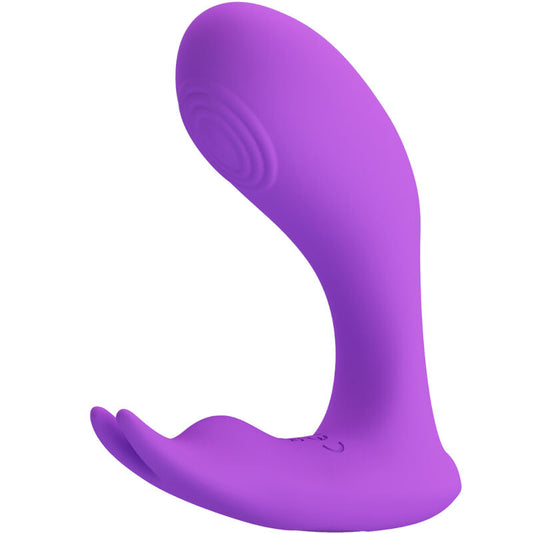 Close-up do PRETTY LOVE Vibrador Idabelle Violeta com controle remoto