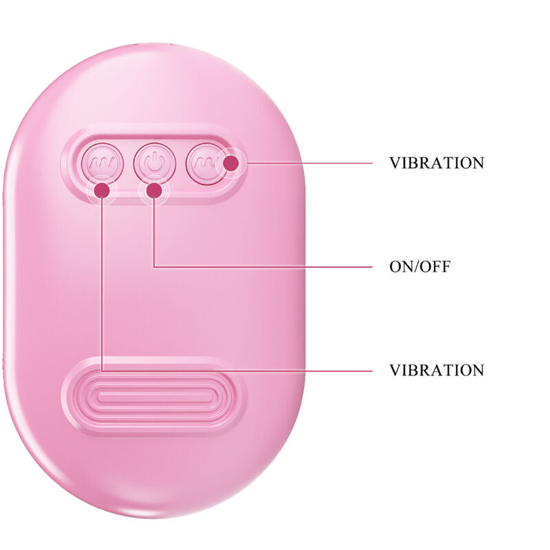 Close-up of the PRETTY LOVE Bala Vibrante Rosa with 12 functions, highlighting its soft texture and compact design.