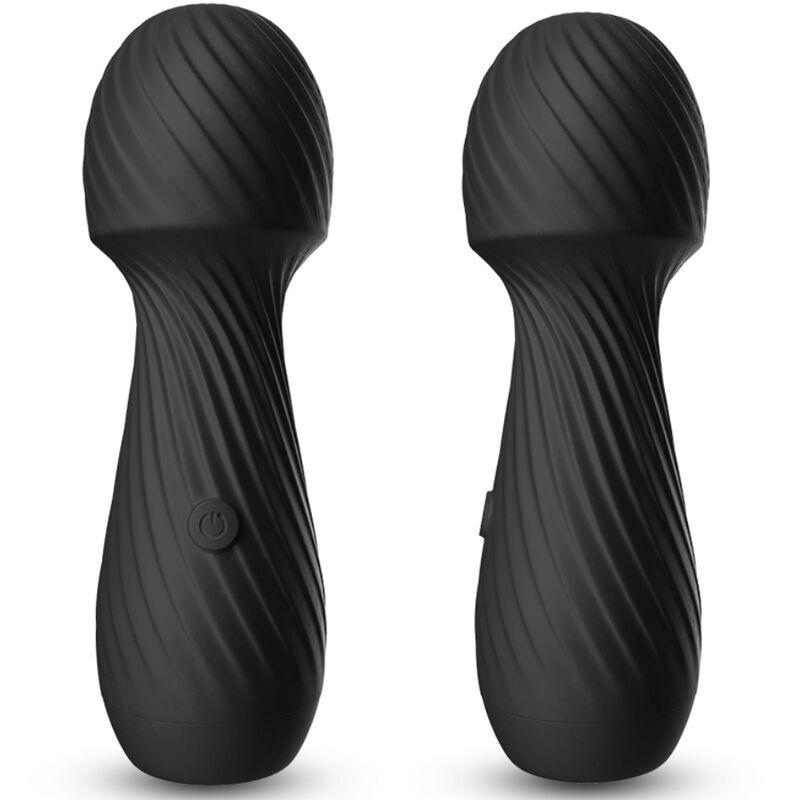 Vibrador ARMONY Dazzle pequeno preto, recarregável e à prova d'água