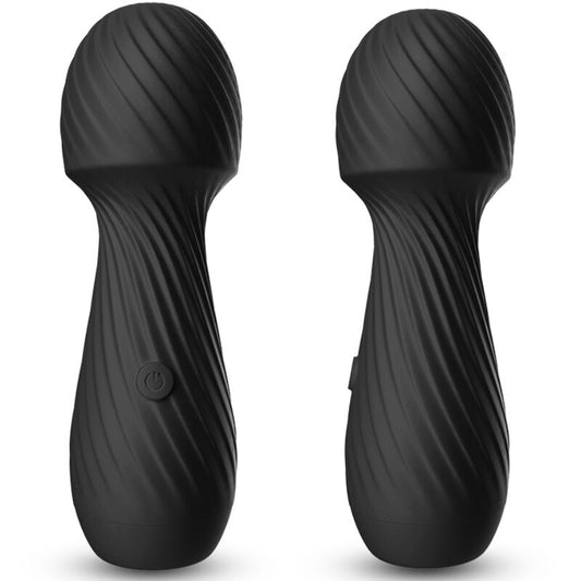 Vibrador ARMONY Dazzle pequeno preto, recarregável e à prova d'água