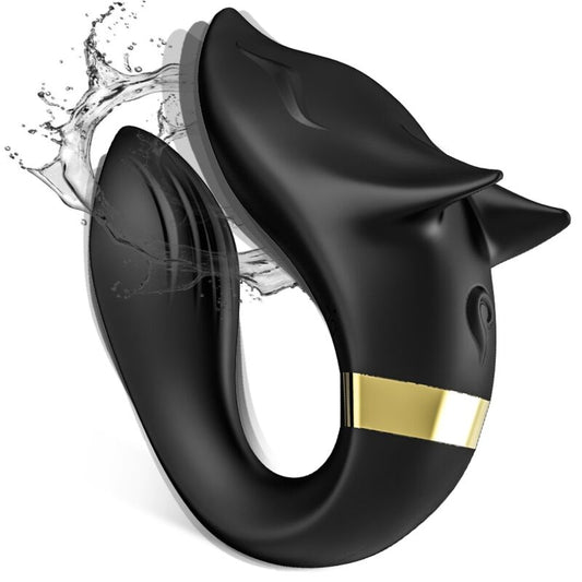 ARMONY Vibrador para Casais Fox com Controle Remoto, design elegante e silicone macio para prazer mútuo.
