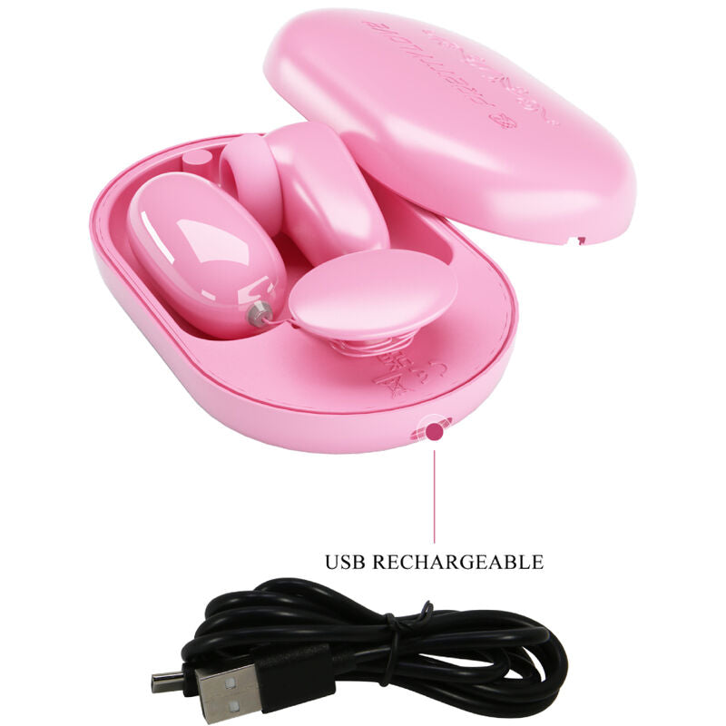 Pretty Love Bala Vibrante e Estimulador Caixa Mágica Recarregável Rosa