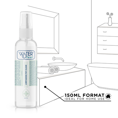 WATERFEEL Limpador de Brinquedos Estéril 150 ML para higiene e desinfecção de brinquedos eróticos