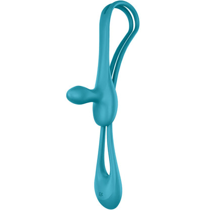 Satisfyer Plug & Play 1 Multivibrador Flexível para Casais, detalhe do design e material de silicone