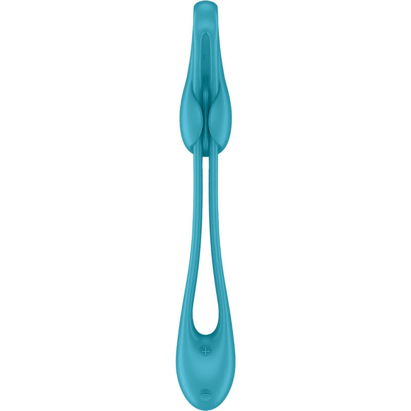 Satisfyer Plug & Play 1 Multivibrador Flexível para Casais, detalhe do design e material de silicone
