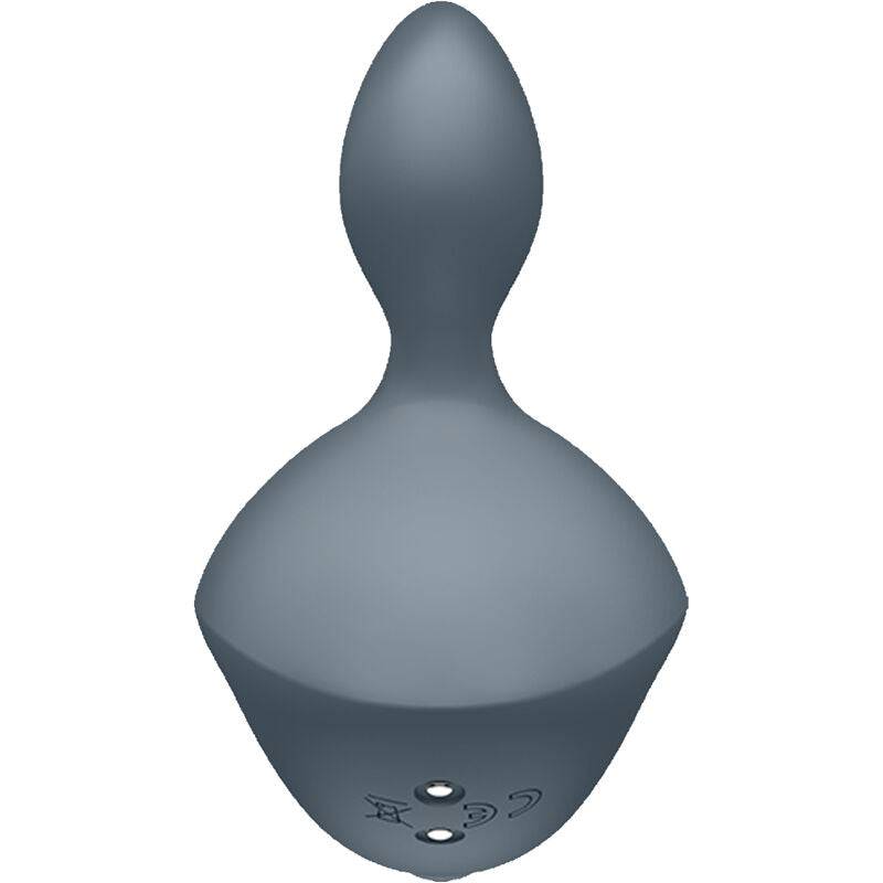 Satisfyer Absolute Beginners 4 Plug Anal Vibrador em silicone preto para iniciantes