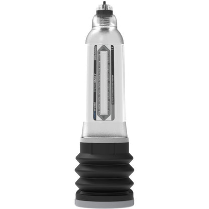 Bomba peniana Bathmate Hydromax 7 transparente para aumento e desempenho.