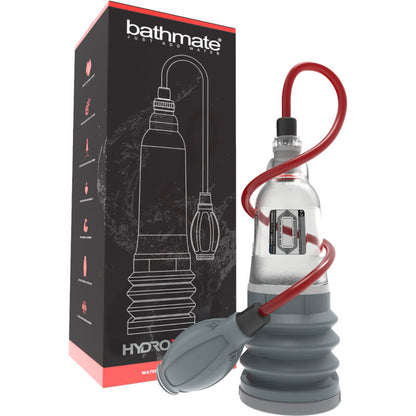 BATHMATE HydroXtreme 3 Transparente, bomba peniana de vácuo para aumento e potência.