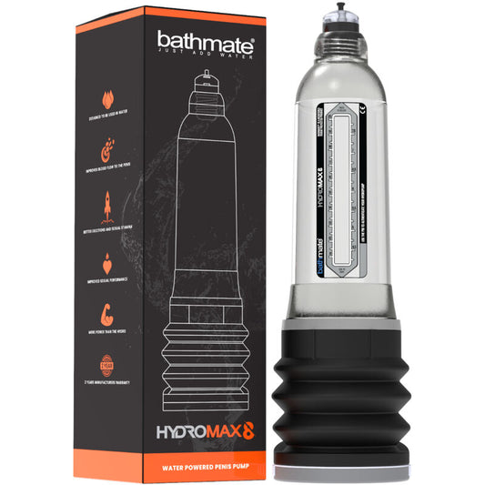 Bomba Peniana Hydromax 8 Transparente para Aumento e Ereção