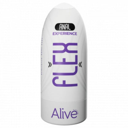 Close-up do Masturbador Masculino Anal ALIVE Flexível Realista Tamanho M, mostrando sua textura e detalhes.