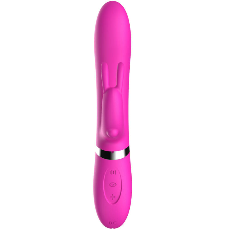 Vibrador Coelho Armony Ava Fúcsia com estimulador de silicone recarregável