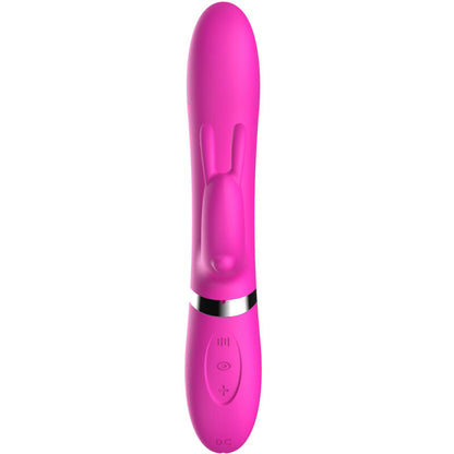Vibrador Coelho Armony Ava Fúcsia com estimulador de silicone recarregável