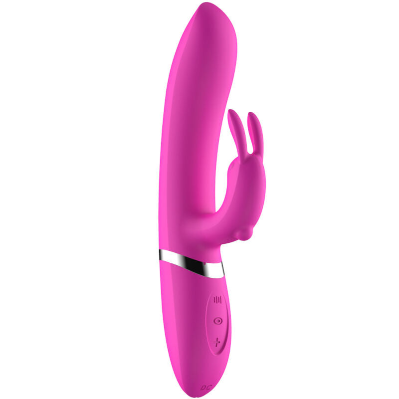 Vibrador Coelho Armony Ava Fúcsia com estimulador de silicone recarregável