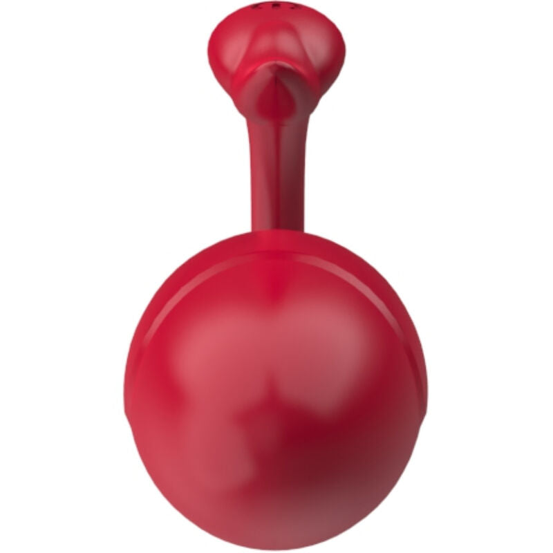 Vibrador Bird para casais Armony vermelho, em silicone, com design ergonómico.
