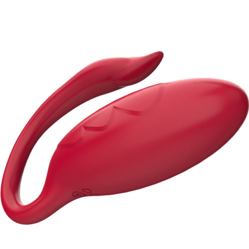 Vibrador Bird para casais Armony vermelho, em silicone, com design ergonómico.