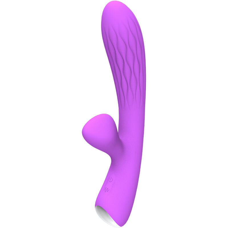 Vibrador Chelsea e Estimulador Flexível Armony Violeta com 36 modos de vibração