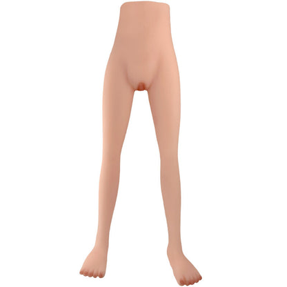 Close-up of the ARMONY Pernas de Silicone Feminina Realista, showcasing its texture and realistic design.