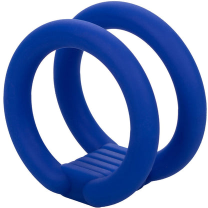Anel Peniano Duplo Admiral de Silicone Azul