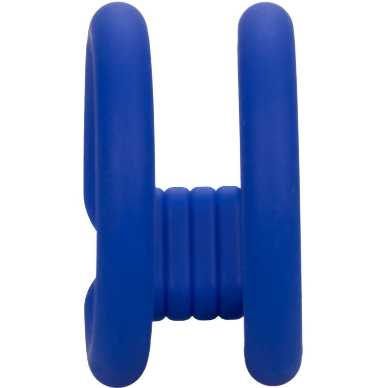 Anel Peniano Duplo Admiral de Silicone Azul