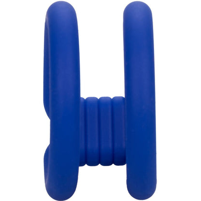 Anel Peniano Duplo Admiral de Silicone Azul