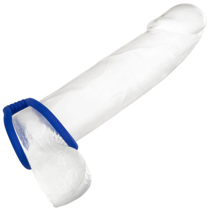 Anel Peniano Duplo Admiral de Silicone Azul