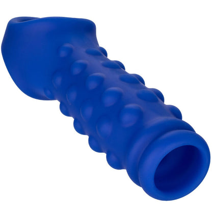 Manga para Pénis Admiral com Frisas em Silicone Líquido Azul