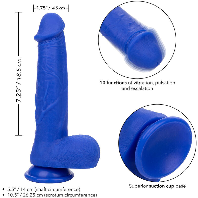 Vibrador Dildo Realista Captain Admiral Azul