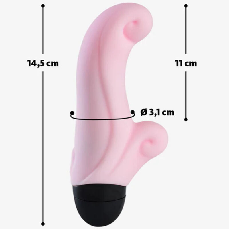 Vibrador FUN FACTORY Ocean Rabbit Rosa para estimulação de ponto G e clitóris.