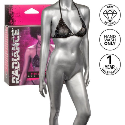Top de Biquíni Triângulo Radiance com Strass