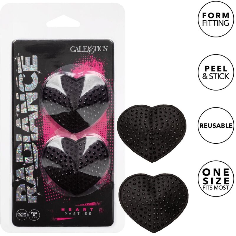 Protetores de Mamilo Radiance Jewel em Forma de Coração