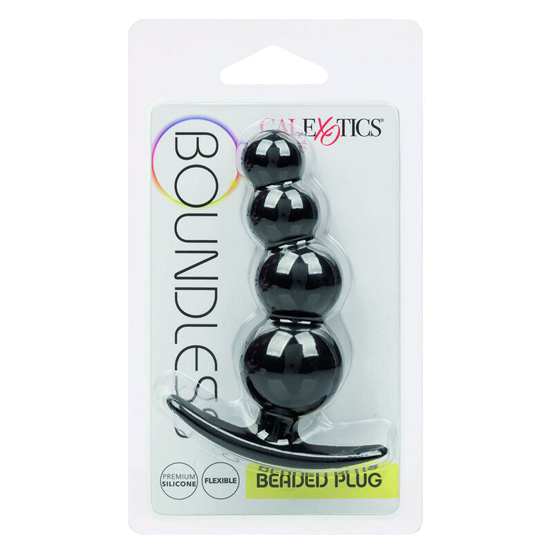 Plug Anal de Contas Boundless com Base Ergonómica