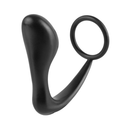 Detalhe do ANAL FANTASY Anel Peniano Ass-Gasm com Plug Anal Estimulante, mostrando seu design de silicone e dupla função.