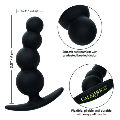 Plug Anal de Contas Boundless com Base Ergonómica