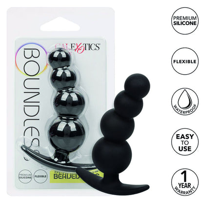 Plug Anal de Contas Boundless com Base Ergonómica