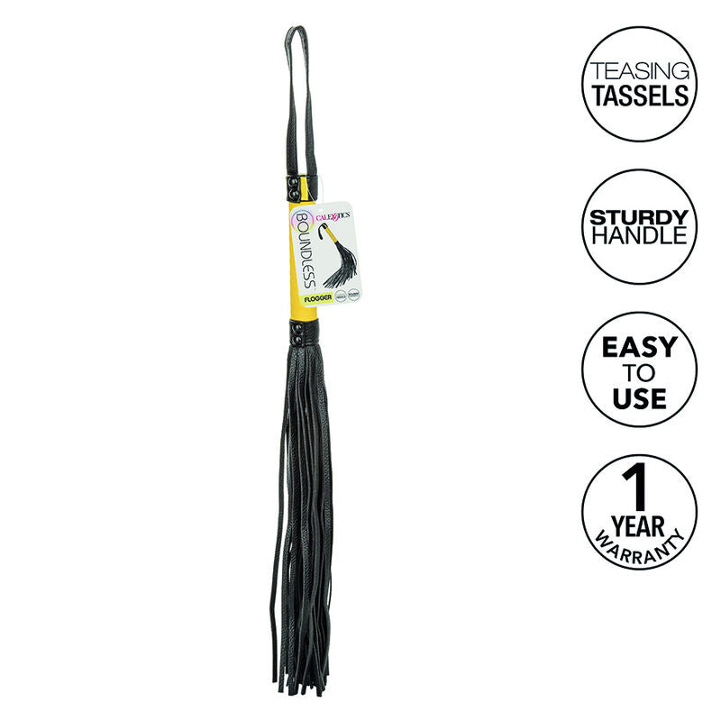 Chicote BDSM Boundless Flogger de Couro Vegano