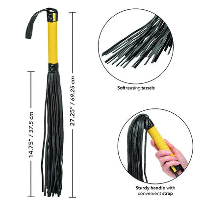 Chicote BDSM Boundless Flogger de Couro Vegano