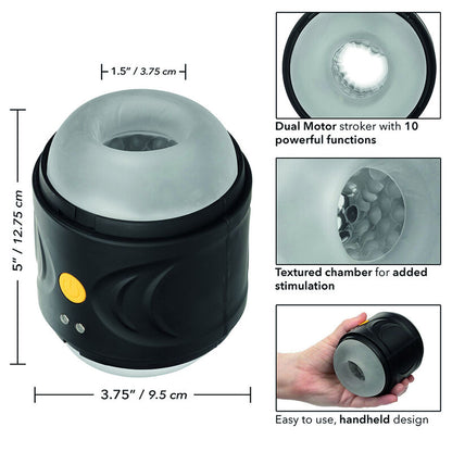 Masturbador Masculino Boundless de Motor Duplo Vibratório