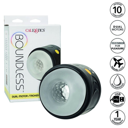 Masturbador Masculino Boundless de Motor Duplo Vibratório
