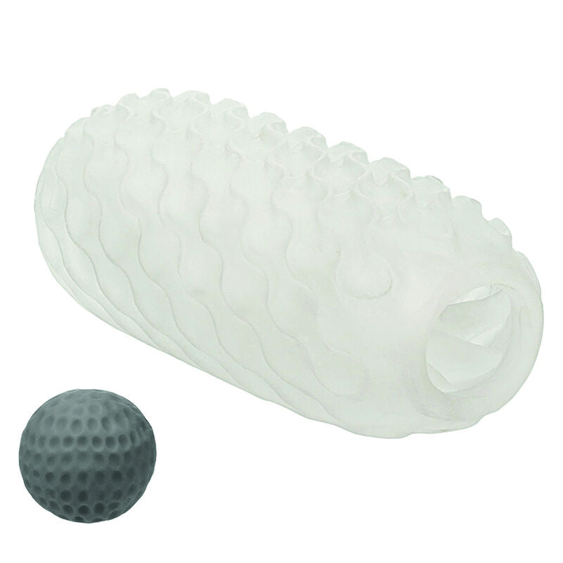 Masturbador Masculino Boundless Reversível Squishy Ball Stroker Amarelo