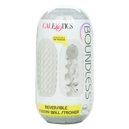 Masturbador Masculino Boundless Reversível Squishy Ball Stroker Amarelo