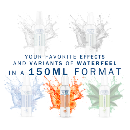 Waterfeel Lubrificante de Efeito Calor 150ml para prazer e conforto.