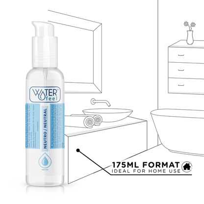 WATERFEEL Lubrificante Natural 175 ML para prazer íntimo e massagens.
