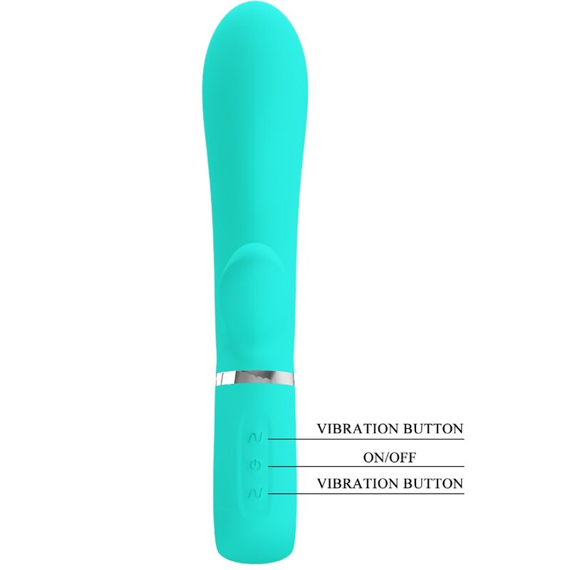 Vibrador Multifunção PRETTY LOVE Ponto G e Clitoriano com 7 Funções
