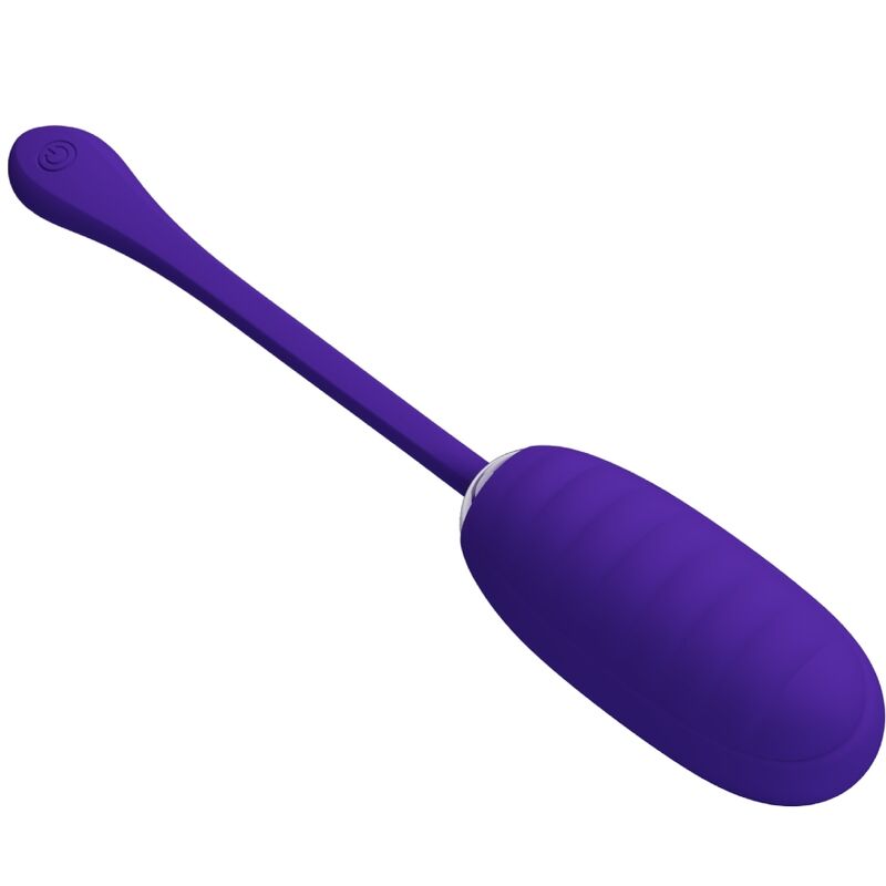 PRETTY LOVE Ovo Vibratório Recarregável Kirk Roxo 12 Funções para prazer discreto